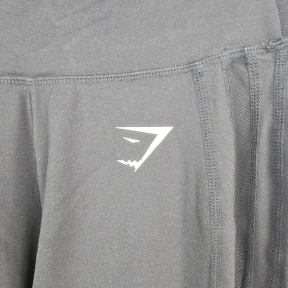 GYMSHARK Athletic Leggings Black Womens Size M Workout Gym Lounge Athleisure - Picture 6 of 12